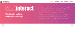 Desktop Screenshot of makinteract.com